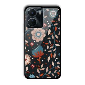 Abstract Art Customized Printed Glass Back Cover for Vivo