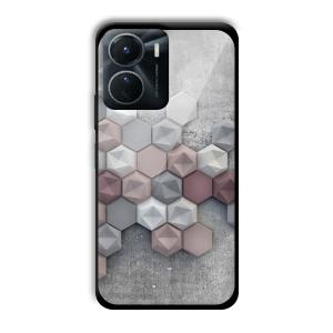 Blocks of Grey Customized Printed Glass Back Cover for Vivo