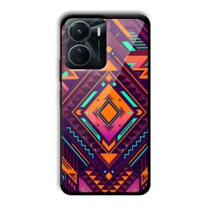 Purple Prism Customized Printed Glass Back Cover for Vivo