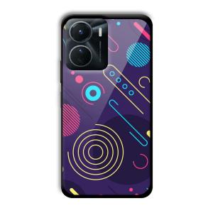Purple Music Customized Printed Glass Back Cover for Vivo