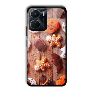 Gingerbread Customized Printed Glass Back Cover for Vivo