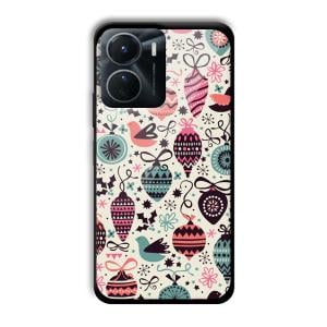 Abstract Customized Printed Glass Back Cover for Vivo