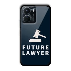 Future Lawyer Customized Printed Glass Back Cover for Vivo Y16