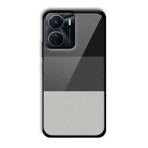 Shades of Grey Customized Printed Glass Back Cover for Vivo