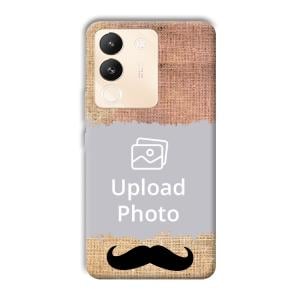 Moustache Customized Printed Back Cover for Vivo