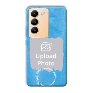 Blue Design Customized Printed Back Cover for Vivo