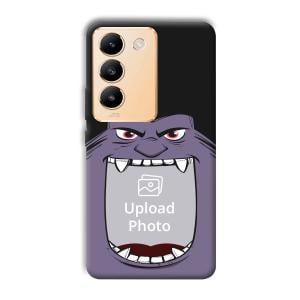 Purple Monster Customized Printed Back Cover for Vivo