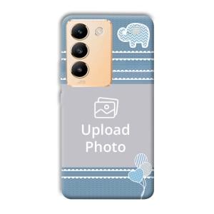 Elephant Customized Printed Back Cover for Vivo