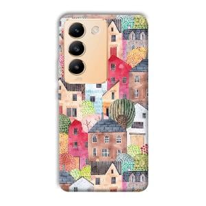 Colorful Homes Phone Customized Printed Back Cover for Vivo