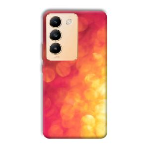 Red Orange Phone Customized Printed Back Cover for Vivo