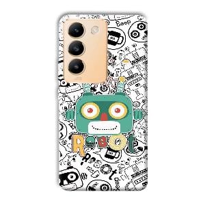Animated Robot Phone Customized Printed Back Cover for Vivo