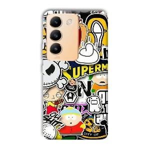 Cartoons Phone Customized Printed Back Cover for Vivo