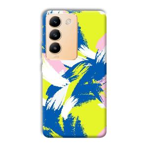 Blue White Pattern Phone Customized Printed Back Cover for Vivo