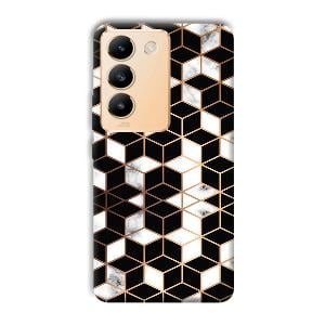 Black Cubes Phone Customized Printed Back Cover for Vivo