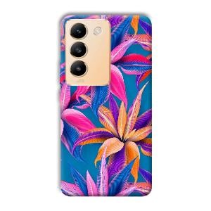 Aqautic Flowers Phone Customized Printed Back Cover for Vivo