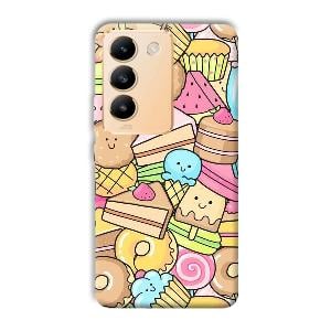 Love Desserts Phone Customized Printed Back Cover for Vivo