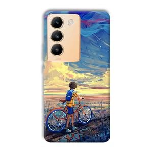 Boy & Sunset Phone Customized Printed Back Cover for Vivo