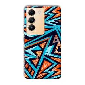 Zig Zag Pattern Phone Customized Printed Back Cover for Vivo