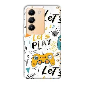 Let's Play Phone Customized Printed Back Cover for Vivo