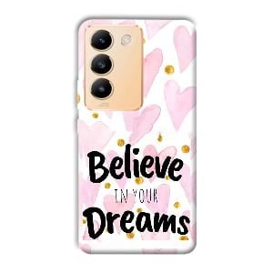 Believe Phone Customized Printed Back Cover for Vivo
