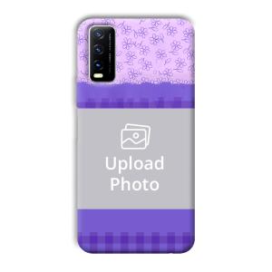 Cute Flowers Customized Printed Back Cover for Vivo Y20G