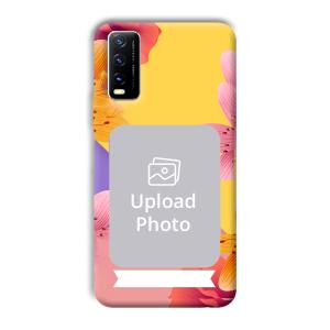 Colorful Flowers Customized Printed Back Cover for Vivo Y20G
