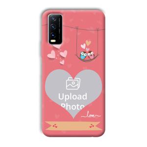 Love Birds Design Customized Printed Back Cover for Vivo Y20G