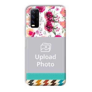 Water Color Painting Customized Printed Back Cover for Vivo Y20G