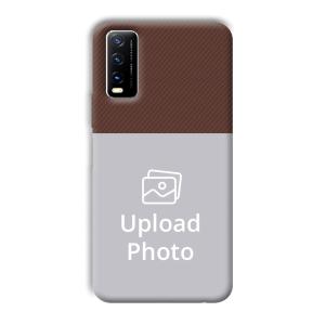 Brown Customized Printed Back Cover for Vivo Y20G