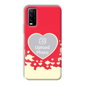Heart Customized Printed Back Cover for Vivo Y20G