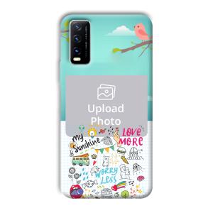 Holiday  Customized Printed Back Cover for Vivo Y20G
