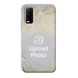 Grey Retro Customized Printed Back Cover for Vivo Y20G