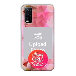 Happy Girls Customized Printed Back Cover for Vivo Y20G