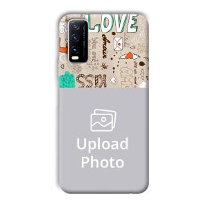 Love Customized Printed Back Cover for Vivo Y20G