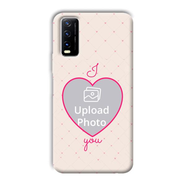 I Love You Customized Printed Back Cover for Vivo Y20G