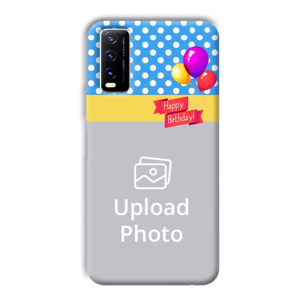 Happy Birthday Customized Printed Back Cover for Vivo Y20G