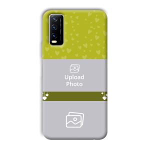 Moss Green Customized Printed Back Cover for Vivo Y20G