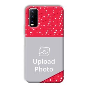 Dark Pink Customized Printed Back Cover for Vivo Y20G
