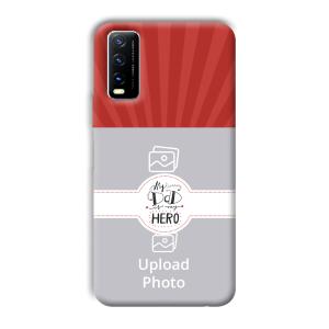 Dad  Customized Printed Back Cover for Vivo Y20G