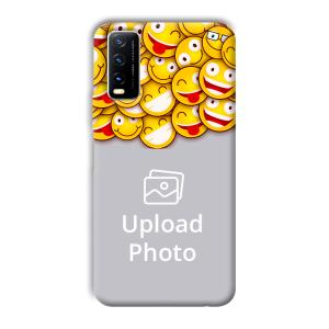Emojis Customized Printed Back Cover for Vivo Y20G
