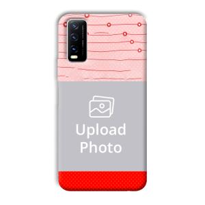 Hearts Customized Printed Back Cover for Vivo Y20G