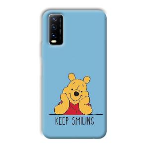 Winnie The Pooh Phone Customized Printed Back Cover for Vivo Y20G