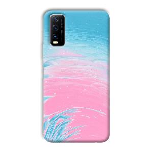 Pink Water Phone Customized Printed Back Cover for Vivo Y20G