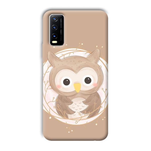 Owlet Phone Customized Printed Back Cover for Vivo Y20G