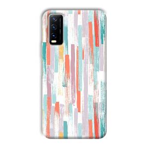 Light Paint Stroke Phone Customized Printed Back Cover for Vivo Y20G