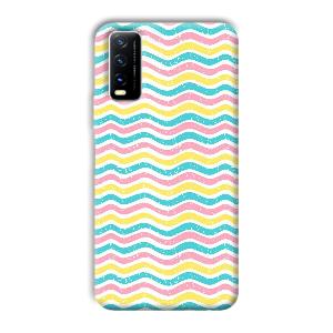 Wavy Designs Phone Customized Printed Back Cover for Vivo Y20G