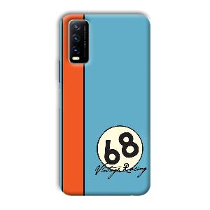 Vintage Racing Phone Customized Printed Back Cover for Vivo Y20G