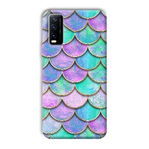Mermaid Design Phone Customized Printed Back Cover for Vivo Y20G
