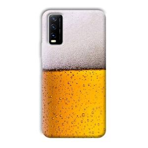 Beer Design Phone Customized Printed Back Cover for Vivo Y20G