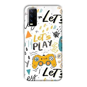 Let's Play Phone Customized Printed Back Cover for Vivo Y20G